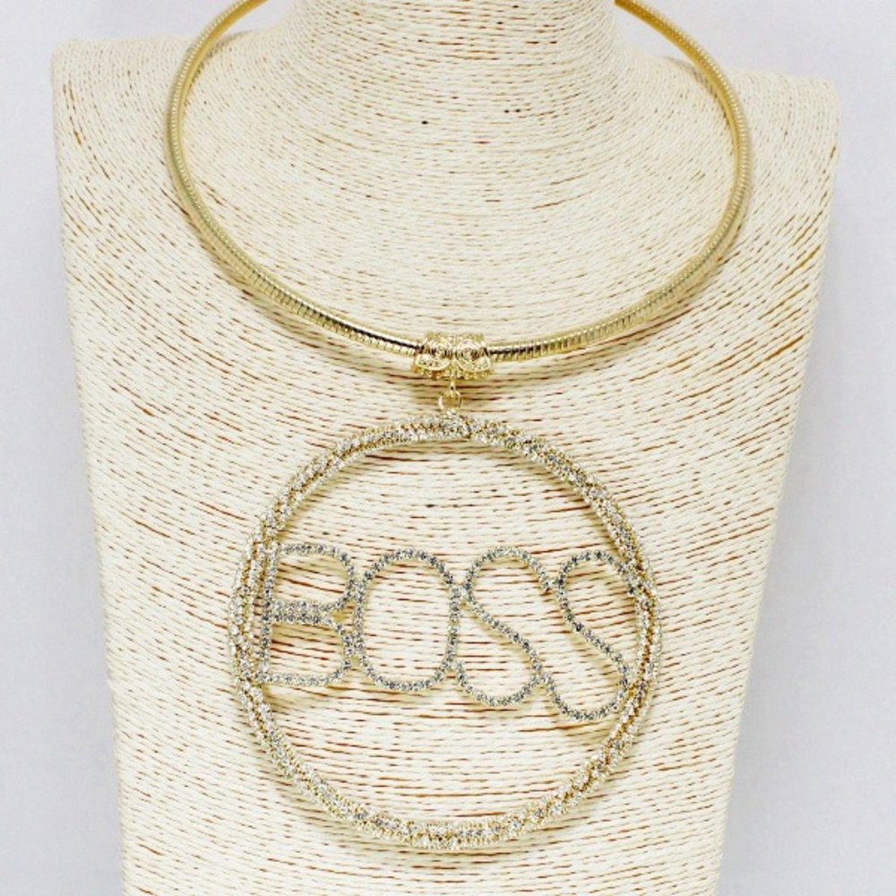 BOSS Diamond Cut Choker
